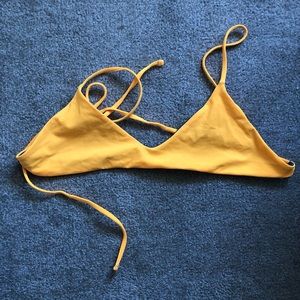 Jolyn Mango Tie Bikini Top
